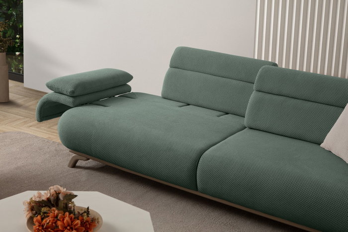 Atelier Del Sofa Bonjo Silver - Green Sofá de 3 plazas